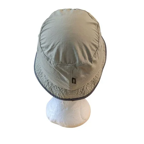 Outdoor Research Sun Bucket Hat Cap Fitted Boys M 3-6Y Khaki Green Camp Summer - Picture 4 of 9